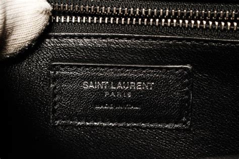 Saint Laurent Black Leather Babylone SHW Top Handle Bag